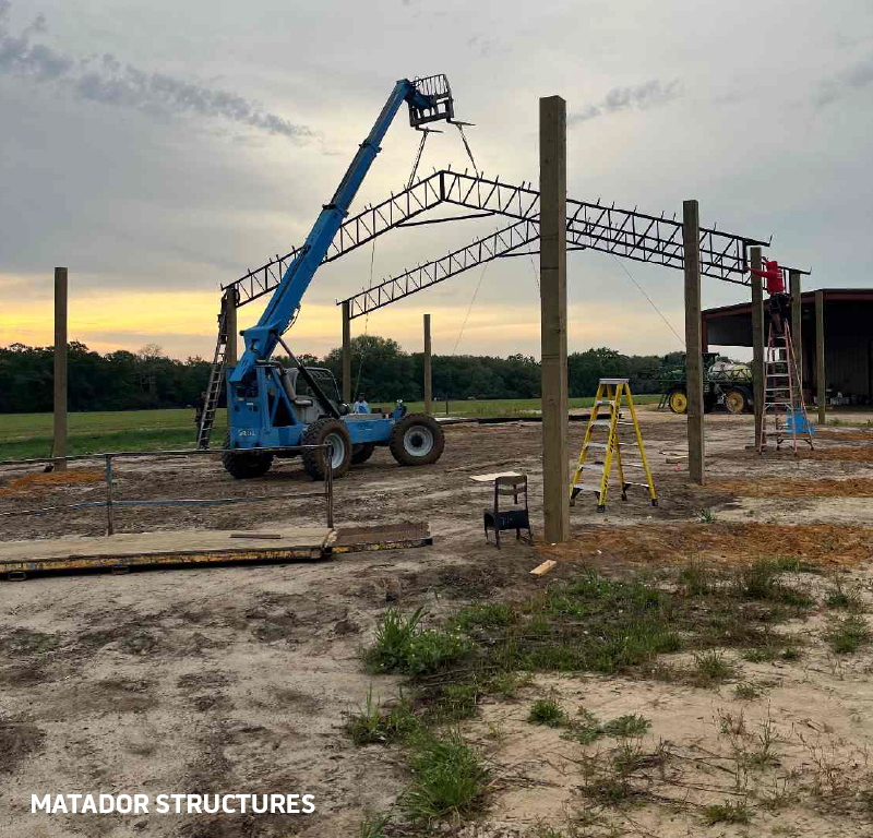 build a pole barn using your skills and a DIY pole barn kit