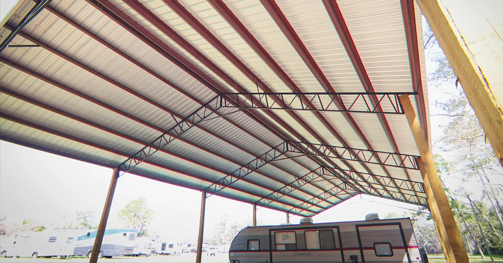 metal pole barn rv