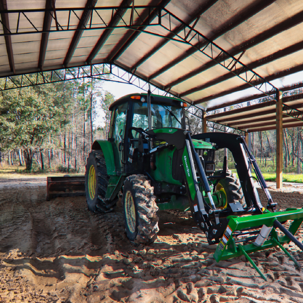 pole barn with tractor pole barn with tractor