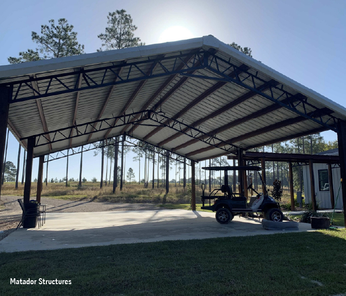 pole barn installation complete This pole barn installation is complete and financing has been arranged.